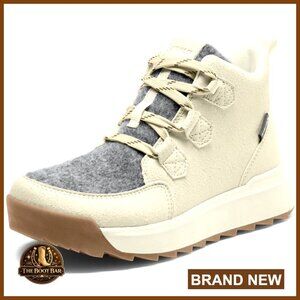 Winter Snow Boots Water-Resistant Ankle Booties Comfortable Lace-Up Fashion